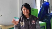 Erni Fanggidae kader Posyandu Desa Baumat Barat, Kabupaten Kupang