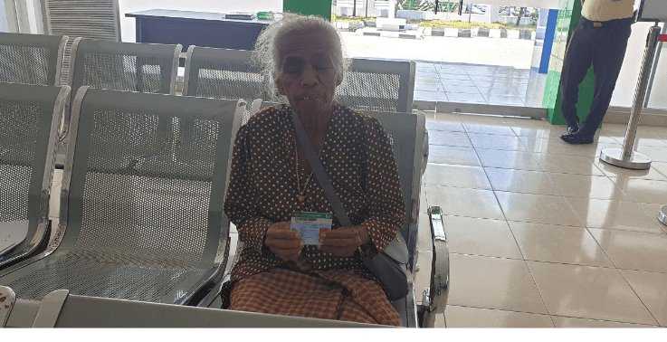 lopo Martha Lopo peserta Jaminan kesehatan nasional (JKN). Foto BPJS Kesehatan.