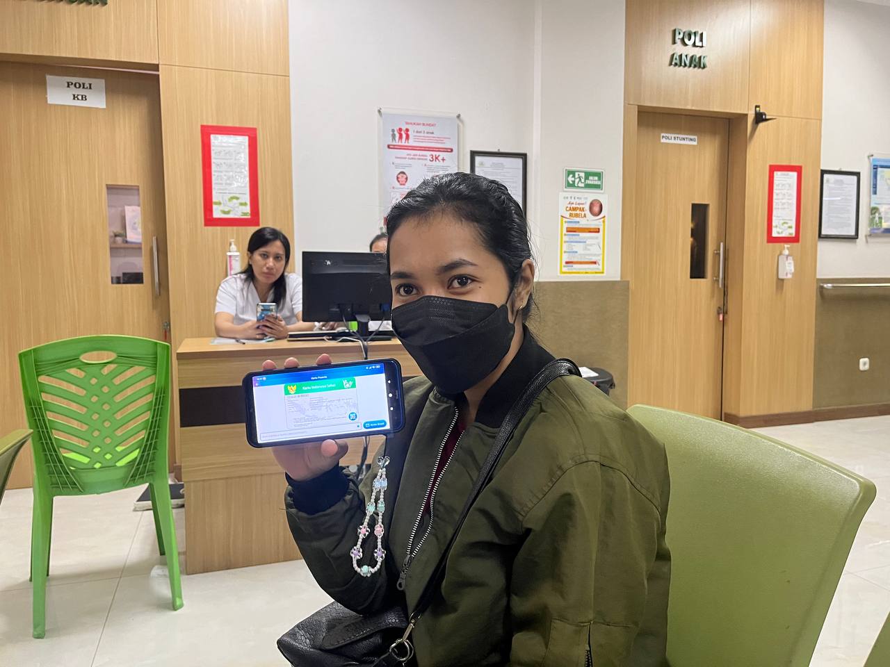 dian Dian Marsela Isliko (26) yang merupakan salah satu peserta JKN dari segmen peserta Pekerja Bukan Penerima Upah (PBPU).