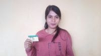 gigi Ester Januarti Bengu (20), salah satu peserta Program Jaminan Kesehatan Nasional (JKN