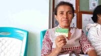 gitrudis Gitrudis Tael (52), salah satu peserta JKN asal Kupang.