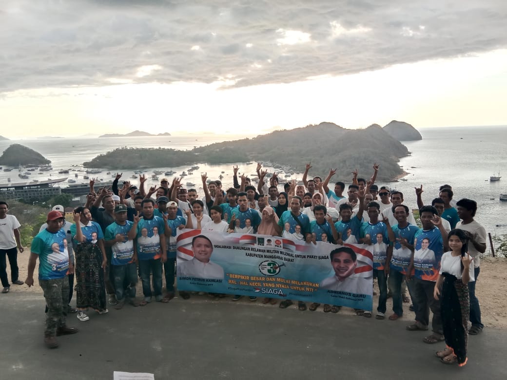 Dukungan kaum milenial di Kabupaten Manggarai Barat