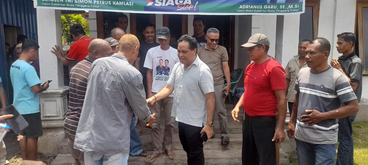 siaga matim 1 Warga Kabupaten Manggarai Timur tinggalkan pasangan Melki-Joni dan berbalik mendukung pasangan Simon Petrus Kamlasi-Adrianus Garu sebagai Gubernur dan Wakil Gubernur NTT pada pilkada 27 November 2024.