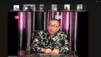 smsi Ketua Umum SMSI Pusat, Firdaus saat memimpin rapat bersama pketua SMSI seluruh Indonesia, Rabu