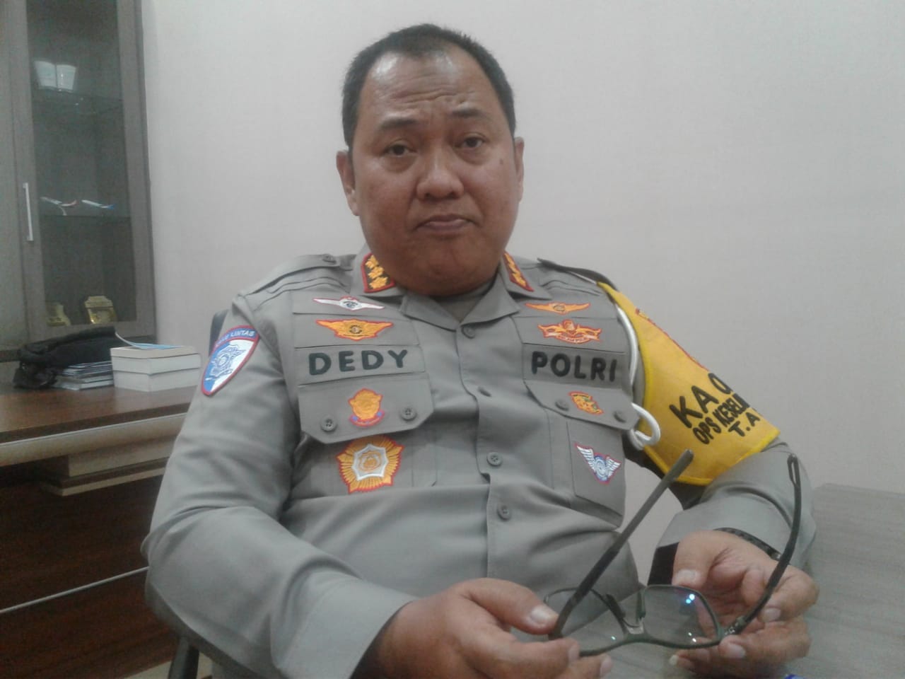 FOTO/MEDIASINTT.COM/BENY- Dirlantas Polda Nusa Tenggara Timur Komisaris Besar Polisi Dedy Eka Jaya Helmi, SIK, M.H